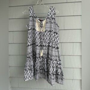 Flirty ROCK & ROLL COWGIRL Print Dress - LG‎